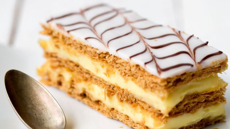 Mille Feuille Classic French Pastry 